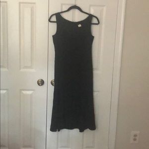 J. Crew Black crepe dress